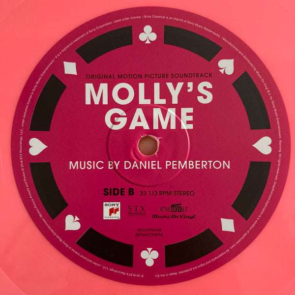 Daniel Pemberton – Molly's Game (Original Motion Picture Soundtrack) (Vinyl, LP, Album, Limited Edition, Numbered, Pink Vinyl, 2018) – photo 5
