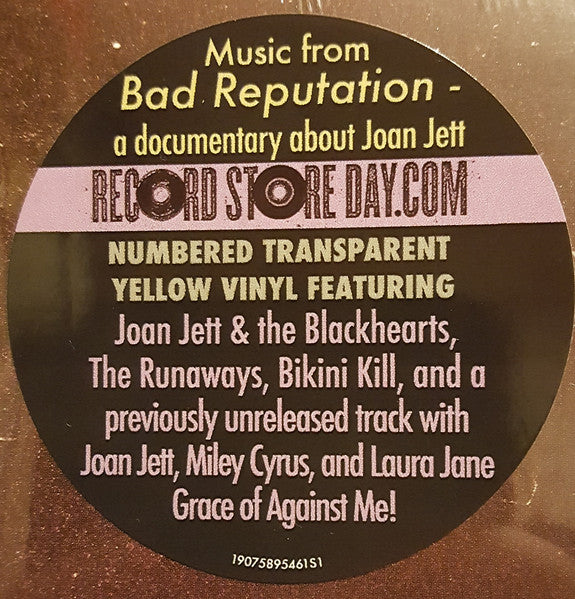 Joan Jett – Bad Reputation (Vinyl, LP, Compilation, Numbered, Yellow, Transparent, 2018) – photo 5