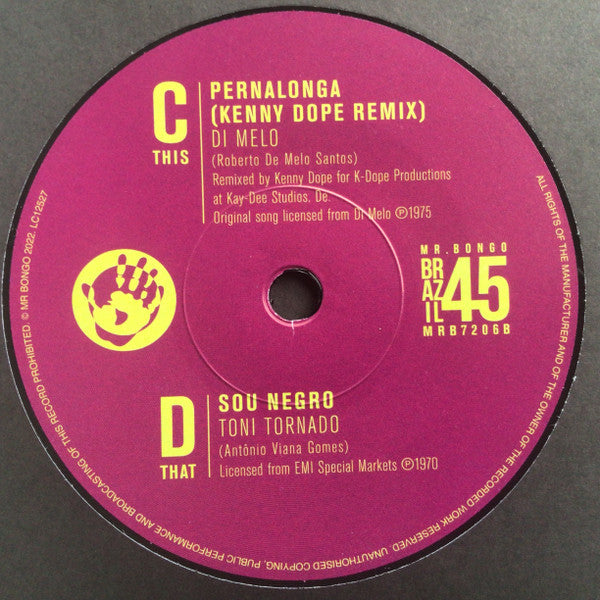 Kenny Dope – Brazil45: Mr Bongo x Kenny Dope (Vinyl, 7", 45 RPM, Record Store Day, Compilation, Limited Edition, 2022) – photo 5