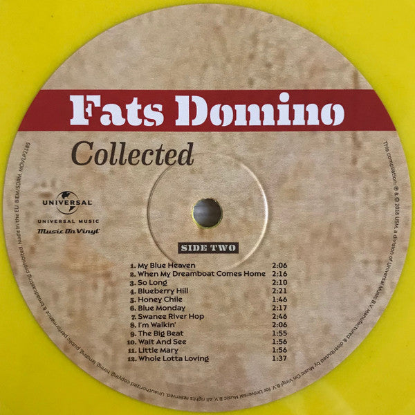 Fats Domino – Collected (Vinyl, 2xLP, Compilation, Limited Edition, Numbered, Yellow, 180 gram, 2018) – photo 5