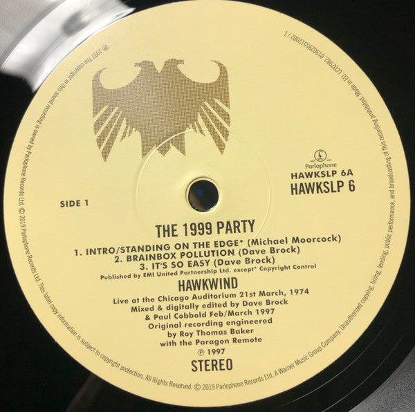 Hawkwind – The '1999' Party (Live At The Chicago Auditorium March 21 1974) (Vinyl, 2xLP, Record Store Day, Limited Edition, Reissue, 2019) – photo 5