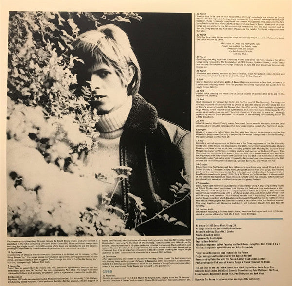 David Bowie – David Bowie (Vinyl, LP, Album, Mono, Blue, Red, Record Store Day, Compilation, Reissue, Remastered, 2018) – photo 5