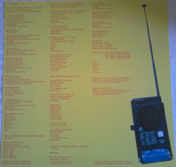 The B-52's – The B-52's (Vinyl, LP, Album, Limited Edition, Numbered, Reissue, Yellow, 180gram, 2015) – photo 5