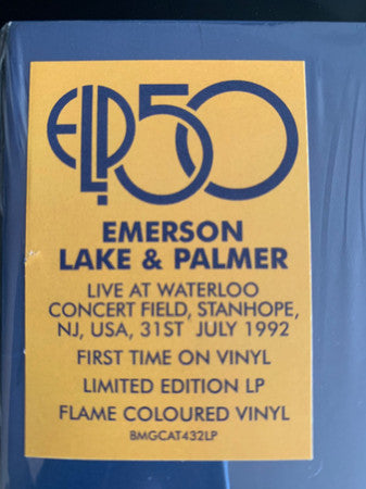 Emerson, Lake & Palmer – Live At Waterloo Concert Field Stanhope NJ USA 31st July 1992 (Vinyl, LP, Album, Record Store Day, Limited Edition, Flame Coloured, 2020) – photo 5