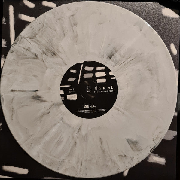 Honne – NSWY : Dream Edits (Vinyl, 12", 33 ⅓ RPM, Mini-Album, Limited Edition, Mixtape, Special Edition, Marbled Black / White, 2021) – photo 3