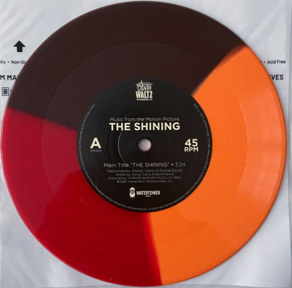 Wendy Carlos & Rachel Elkind – The Shining (Music From The Motion Picture) (Vinyl, 7", 45 RPM, Compilation, Limited Edition, Reissue, Remastered, Red, Orange And Brown Tri-Color, 2021) – photo 5
