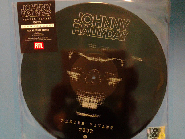 Johnny Hallyday – Rester Vivant Tour (Vinyl, 12", 45 RPM, Single Sided, Maxi-Single, Deluxe Edition, Limited Edition, Picture Disc, 2017) – photo 2