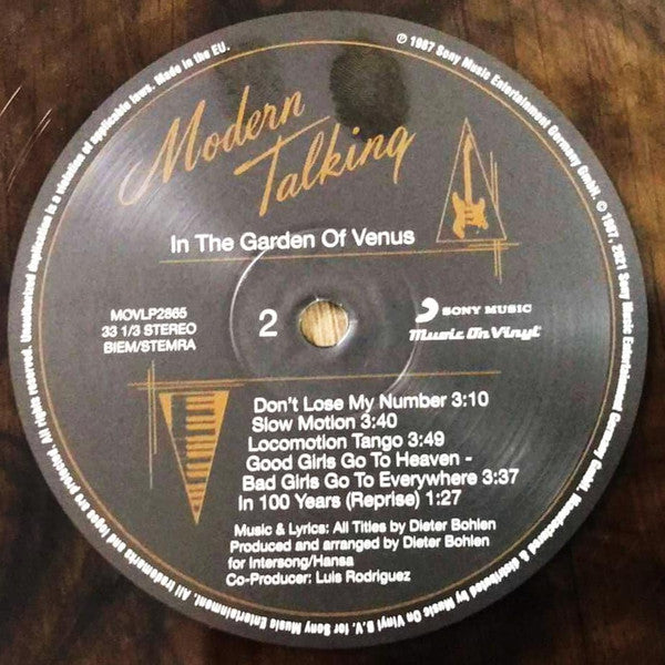 Modern Talking – In The Garden Of Venus - The 6th Album (Vinyl, LP, Album, Limited Edition, Numbered, Reissue, Smoke Coloured, 2021) – photo 5