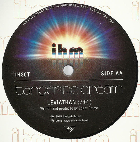 Tangerine Dream – Run To Vegas / Leviathan (Vinyl, 12", 45 RPM, Record Store Day, Single, Limited Edition, 2018) – photo 3