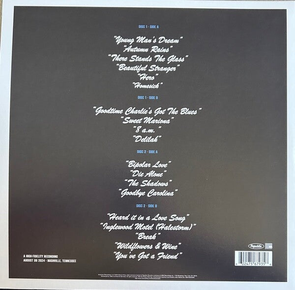 Marcus King Live From The Bluebird Cafe 2LP RSD 2025 Deep Sky Vinyl new&Sealed