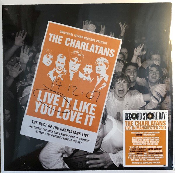The Charlatans – Live It Like You Love It (Vinyl, 2xLP, Album, Record Store Day, Compilation, Reissue, Orange Transparent, 2020)