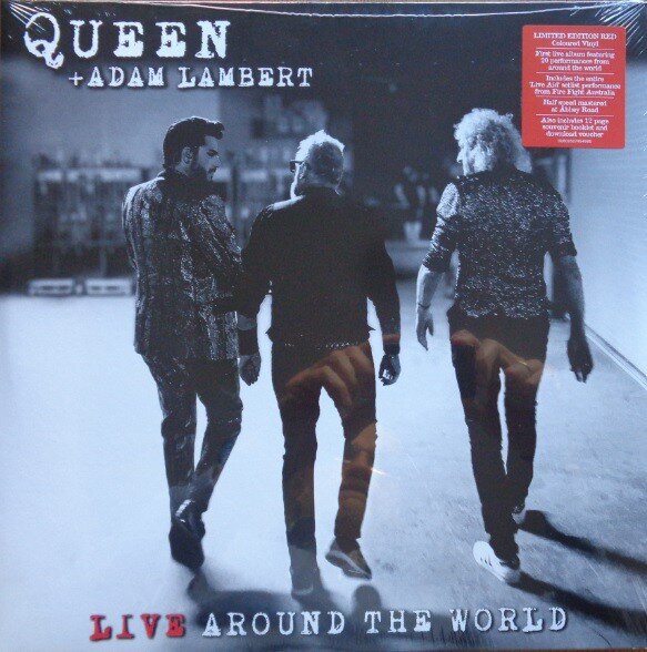 Queen + Adam Lambert – Live Around The World (Vinyl, 2xLP, Album, Limited Edition, Red, 2020)