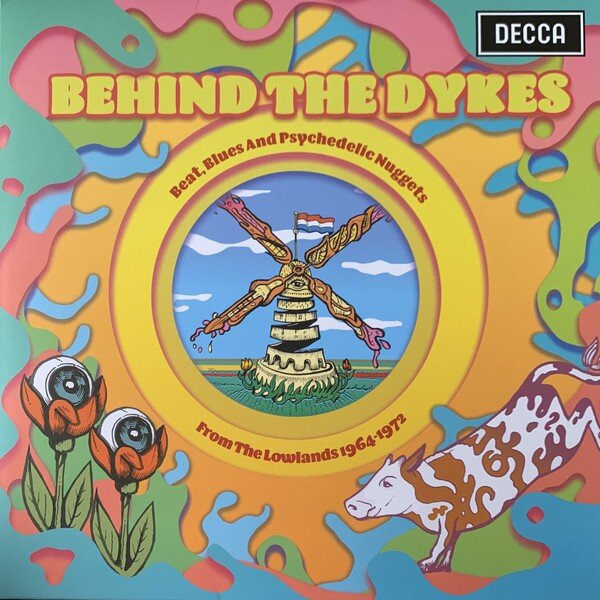 Various – Behind The Dykes (Beat, Blues And Psychedelic Nuggets From The Lowlands 1964-1972) (Vinyl, 2xLP, Album, Record Store Day, Compilation, Limited Edition, Numbered, Mono, Yellow & Turquoise, 2020)