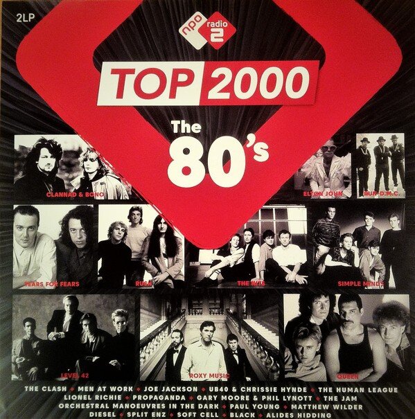 Various – Top 2000: The 80's (Vinyl, 2xLP, Compilation, Limited Edition, Numbered, Pink, 2020)