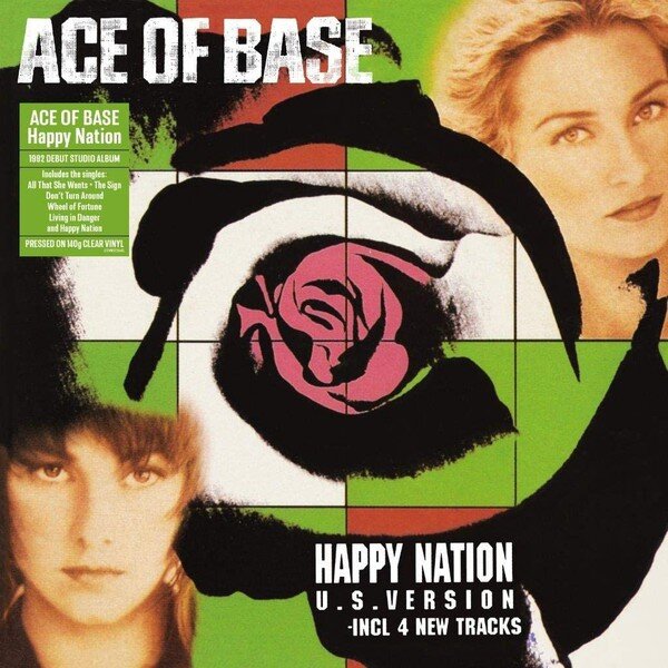 Ace Of Base – Happy Nation (U.S. Version) (Vinyl, LP, Album, Reissue, Clear, 140 Gram, 2020)