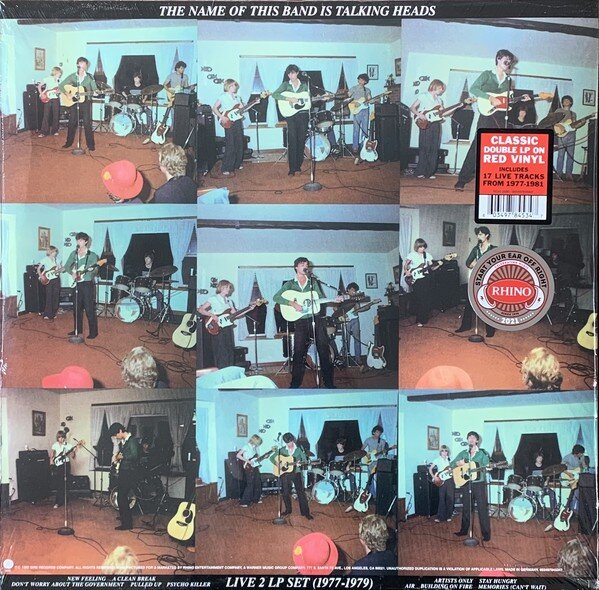 Talking Heads – The Name Of This Band Is Talking Heads (Vinyl, 2xLP, Album, Limited Edition, Reissue, Repress, Red Opaque , 2021)