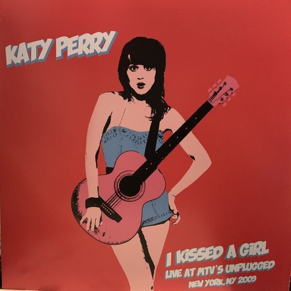Katy Perry – I Kissed A Girl (Live At MTV Unplugged, New York, NY 2009) (Vinyl, 12", 33 ⅓ RPM, Single, Limited Edition, Sky Blue, 2020)