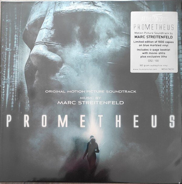 Marc Streitenfeld – Prometheus (Original Motion Picture Soundtrack) (Vinyl, 2xLP, Album, Deluxe Edition, Limited Edition, Numbered, Blue Marbled, 180 gram, 2021)
