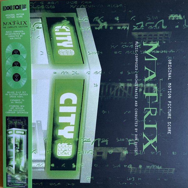 Don Davis – The Matrix (The Complete Edition) (Vinyl, 3xLP, Record Store Day, Deluxe Edition, Green [Glitter-infused], 2021)