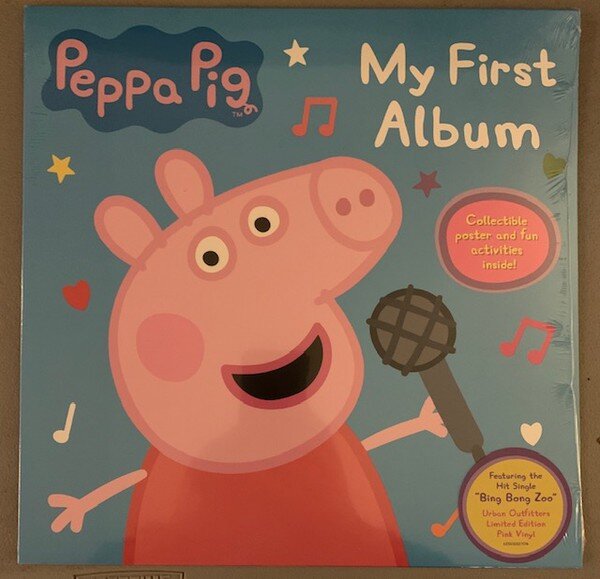 Peppa Pig – My First Album (Vinyl, LP, Album, Limited Edition, Pink/Magenta Split, 2020)