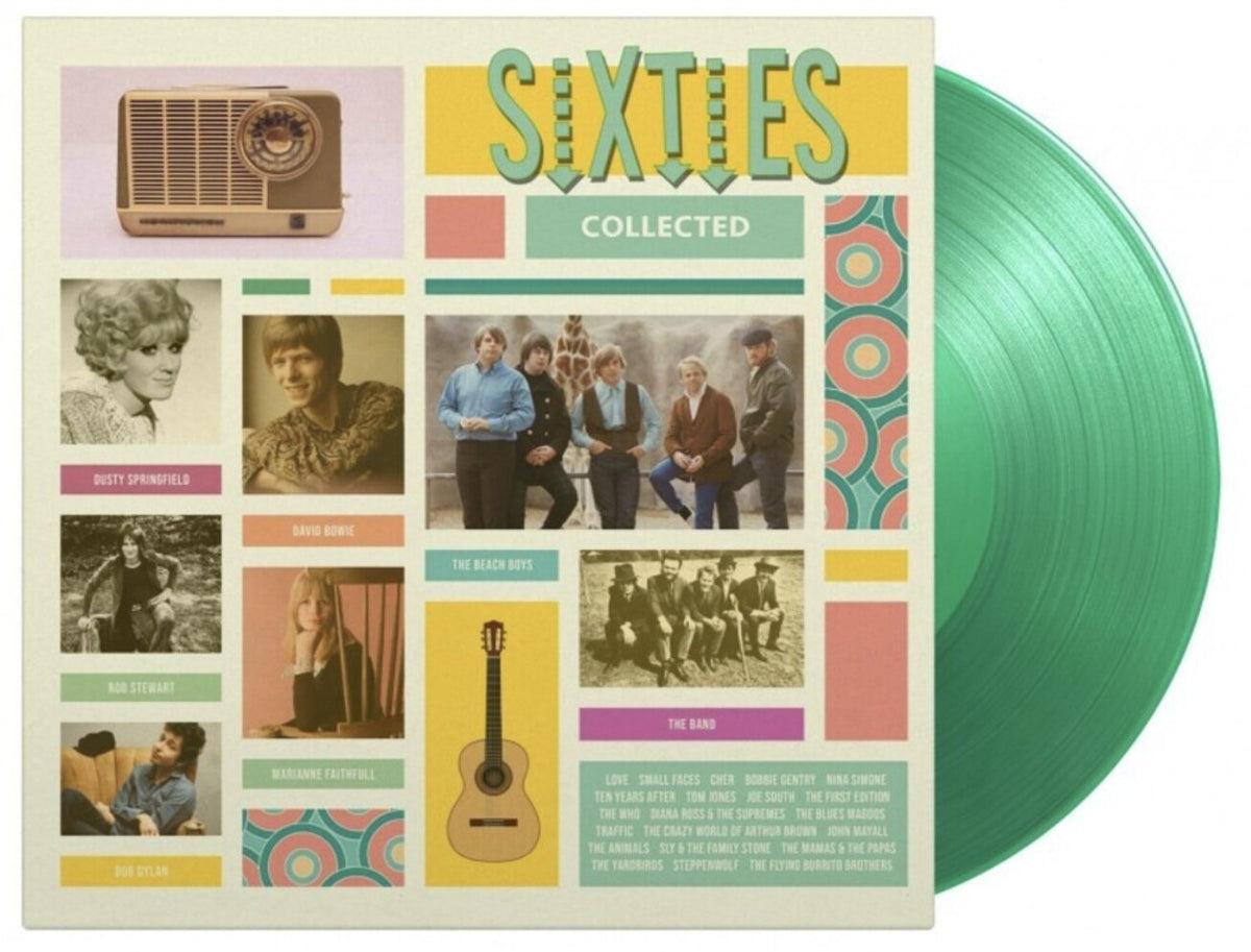 Various – Sixties Collected (Vinyl, 2xLP, Compilation, Numbered, Green Transparent, 2021)