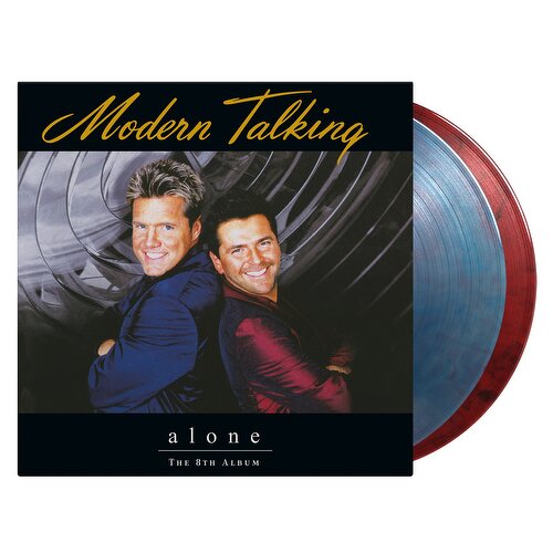 Modern Talking – Alone - The 8th Album (Vinyl, LP, Blue Marbled, Red Marbled, Album, Limited Edition, Numbered, Reissue, 2022)