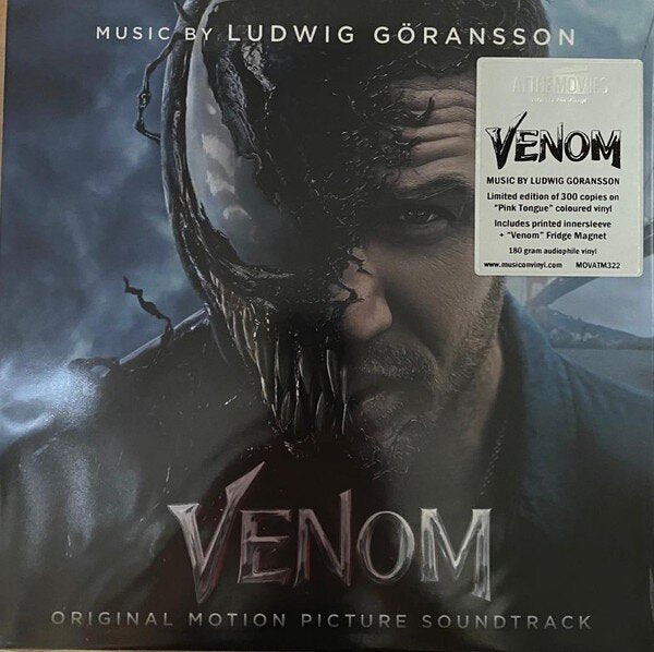 Ludwig Göransson – Venom (Original Motion Picture Soundtrack) (Vinyl, LP, Album, Limited Edition, Numbered, Pink Tongue, 180 gram, 2022)