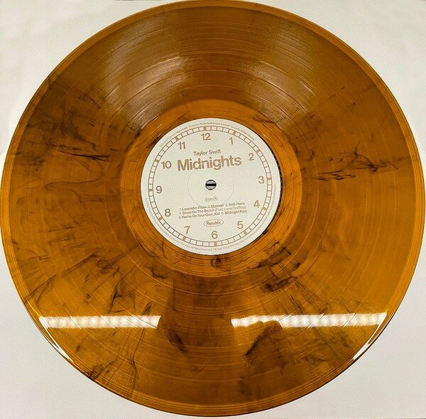 Taylor Swift – Midnights (Vinyl, LP, Album, Special Edition, Brown Translucent Marbled [Mahogany Brown Marbled], 2022) – photo 2