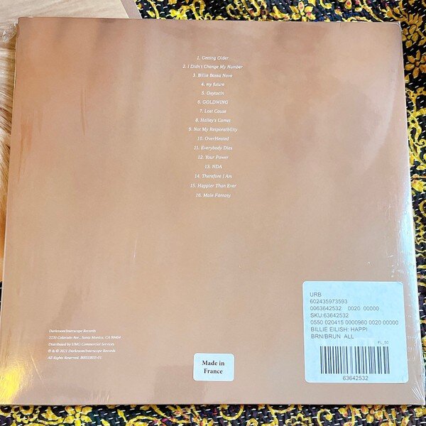 Billie Eilish – Happier Than Ever (Vinyl, 2xLP, Album, Limited Edition, Sienna [Opaque], 2021) – photo 3