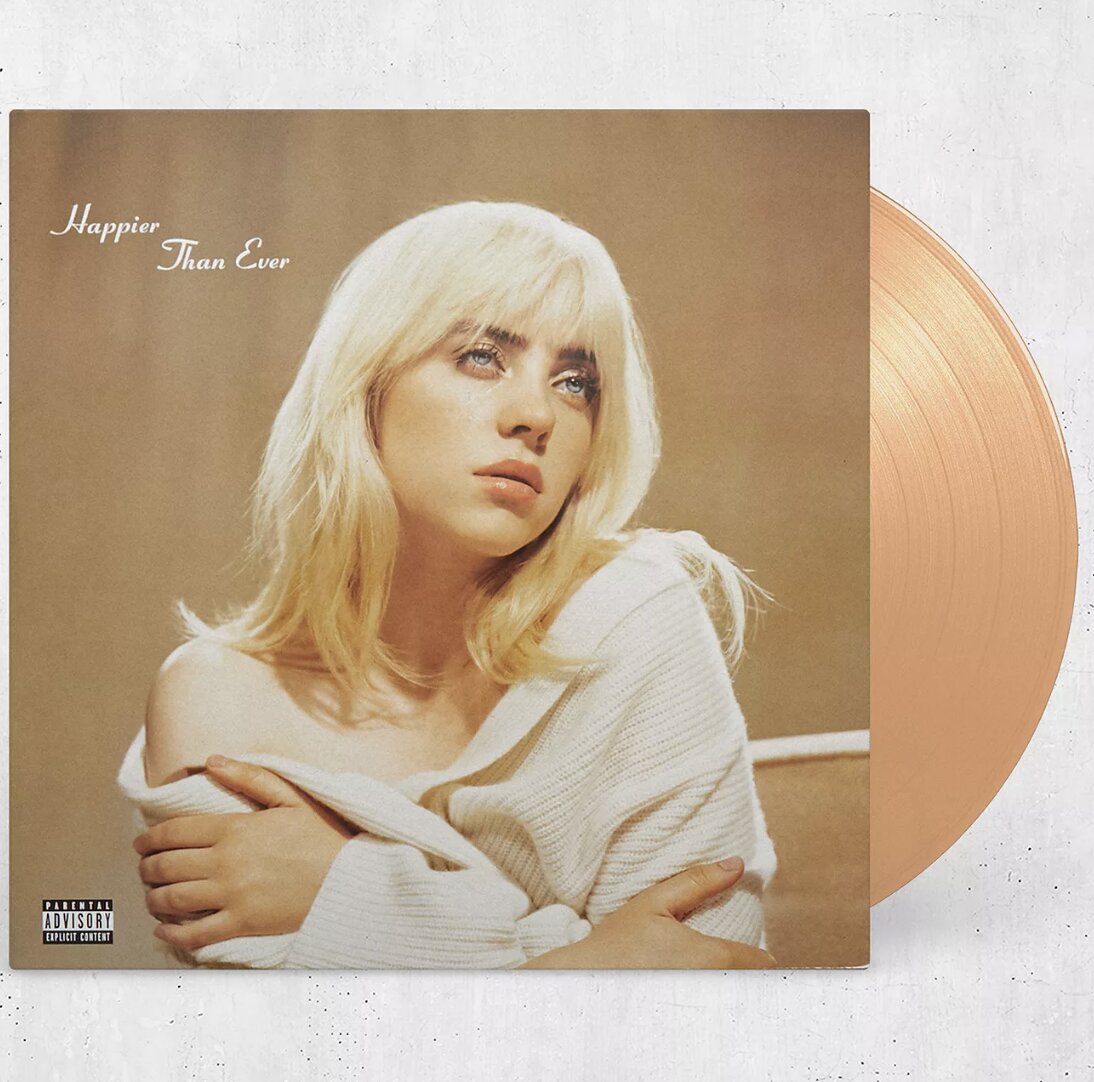 Billie Eilish – Happier Than Ever (Vinyl, 2xLP, Album, Limited Edition, Sienna [Opaque], 2021)