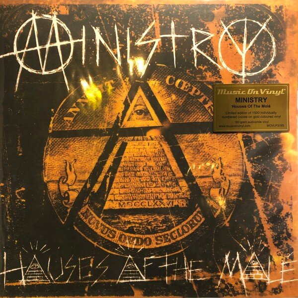 Ministry – Houses Of The Molé (Vinyl, 2xLP, Album, Limited Edition, Numbered, Reissue, Gold, 180g, 2023)
