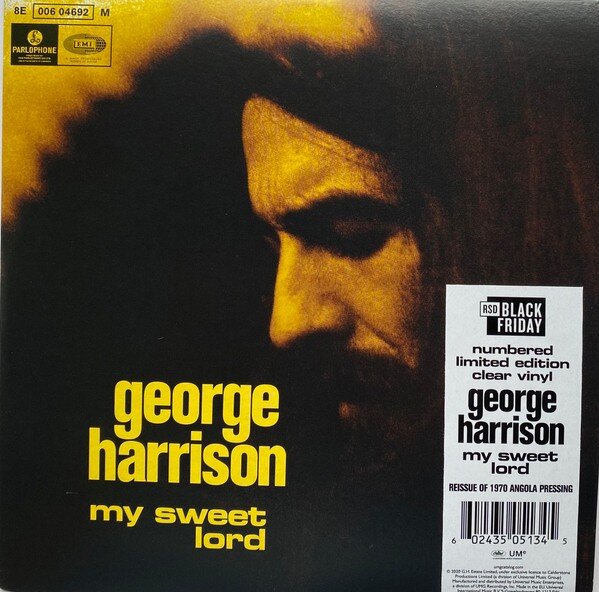 George Harrison – My Sweet Lord (Vinyl, 7", Record Store Day, Single, Limited Edition, Numbered, Reissue, Clear, 2020)