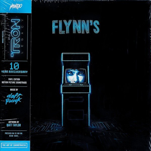Daft Punk – TRON: Legacy (Vinyl Edition Motion Picture Soundtrack) (Vinyl, LP, 180g, Blue Neon, 180g, Orange Neon, Album, Limited Edition, Reissue, Remastered, Repress, 2022)
