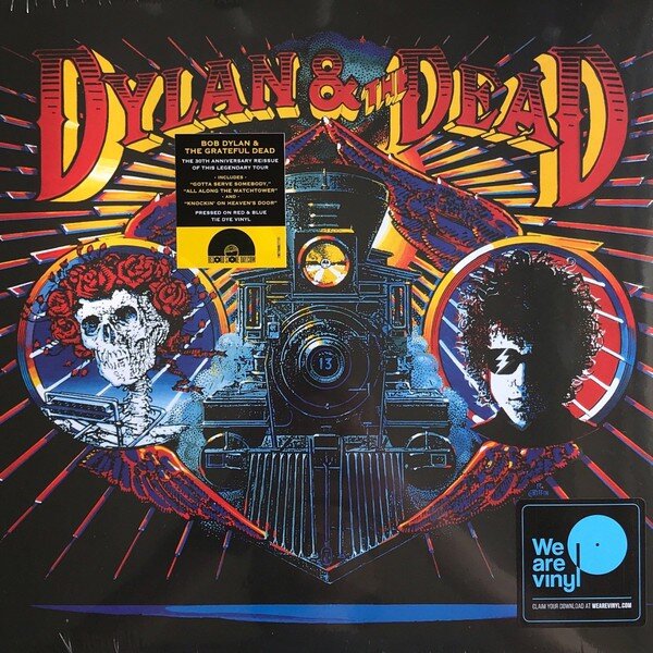 Dylan & The Dead – Dylan & The Dead (Vinyl, LP, Album, Record Store Day, Limited Edition, Reissue, Red & Blue Tie Dye, 2018)