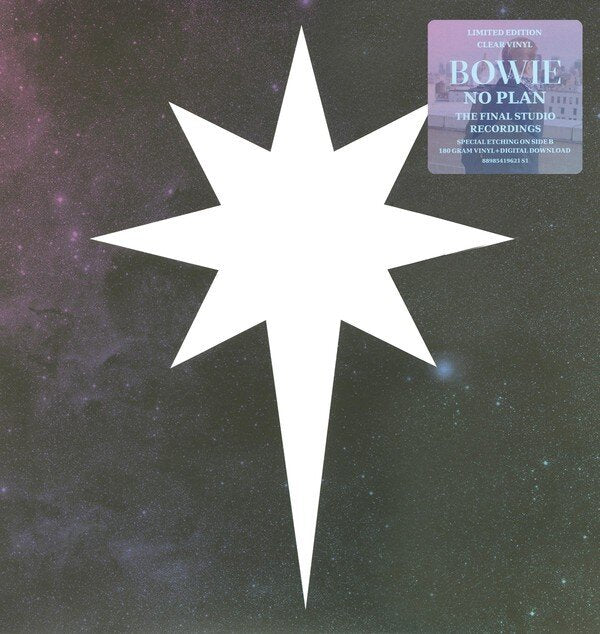 David Bowie – No Plan EP (Vinyl, 12", 33 ⅓ RPM, Single Sided, EP, Record Store Day, Etched, Limited Edition, Numbered, Clear / Blue Marble, 180 Gram, 2017) – photo 2