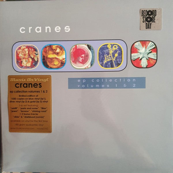 Cranes – EP Collection Volumes 1 & 2 (Vinyl, LP, Blue, 180 Gram, Silver, 180 Gram, Gold, 180 Gram, Compilation, Limited Edition, Numbered, Reissue, 2021)