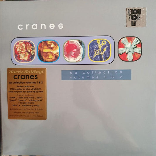 Cranes – EP Collection Volumes 1 & 2 (Vinyl, LP, Blue, 180 Gram, Silver, 180 Gram, Gold, 180 Gram, Compilation, Limited Edition, Numbered, Reissue, 2021)