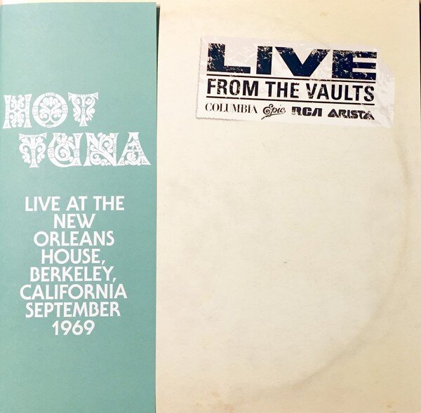 Hot Tuna – Live At The New Orleans House, Berkeley, California, September 1969 (Vinyl, 2xLP, Reissue, 2018)