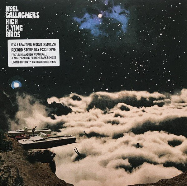 Noel Gallagher's High Flying Birds – It's A Beautiful World (Remixes) (Vinyl, 12", 33 ⅓ RPM, Record Store Day, Limited Edition, Monochrome, 2018)