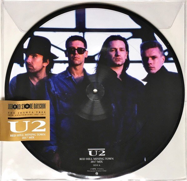 U2 – Red Hill Mining Town (2017 Mix) (Vinyl, 12", 45 RPM, Record Store Day, Single, Limited Edition, Picture Disc, 2017)