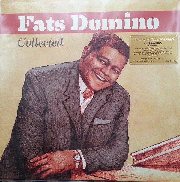 Fats Domino – Collected (Vinyl, 2xLP, Compilation, Limited Edition, Numbered, Yellow, 180 gram, 2018)
