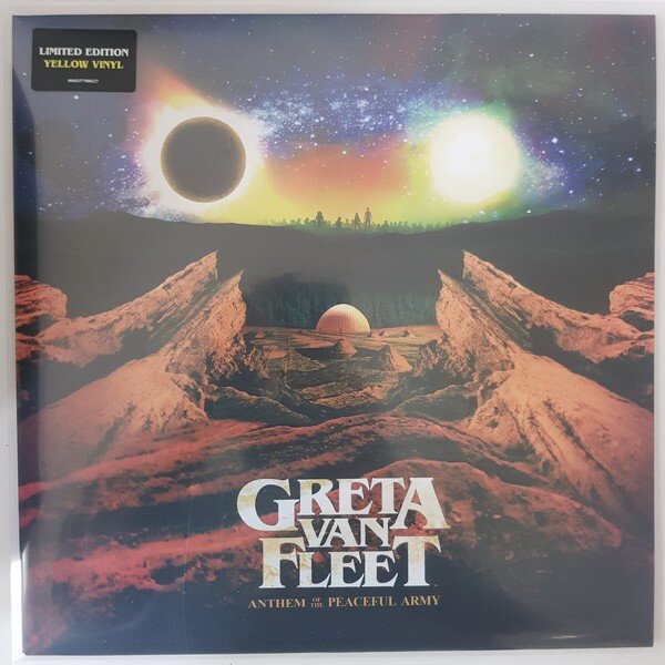 Greta Van Fleet – Anthem Of The Peaceful Army (Vinyl, LP, Album, Limited Edition, Yellow Translucent, 2018)