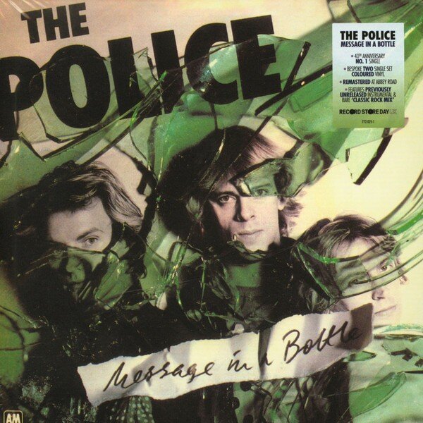 The Police – Message In A Bottle (Vinyl, 7", Single, Reissue, Green, Transparent, Blue, Record Store Day, Limited Edition, Remastered, Gatefold, 2019)