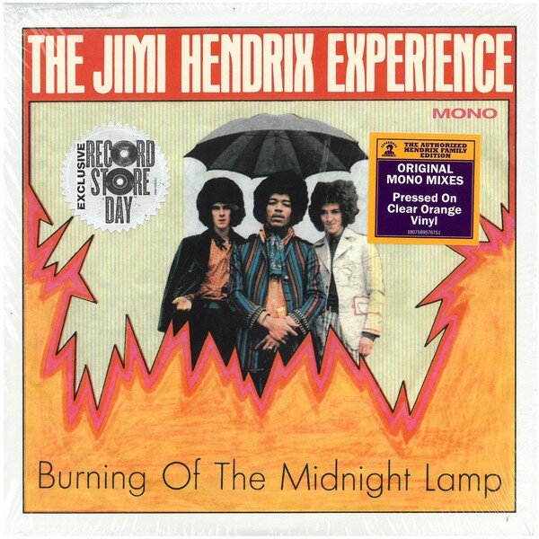 The Jimi Hendrix Experience – Burning Of The Midnight Lamp (Vinyl, 7", 45 RPM, EP, Record Store Day, Limited Edition, Mono, Clear Orange, 2018)
