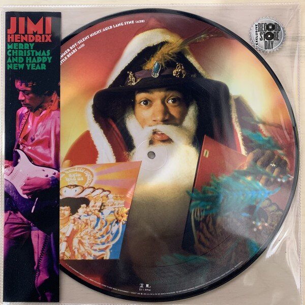 Jimi Hendrix – Merry Christmas And Happy New Year (Vinyl, 12", EP, Record Store Day, Limited Edition, Numbered, Picture Disc, 2019)