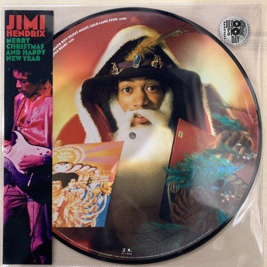 Jimi Hendrix – Merry Christmas And Happy New Year (Vinyl, 12", EP, Record Store Day, Limited Edition, Numbered, Picture Disc, 2019)