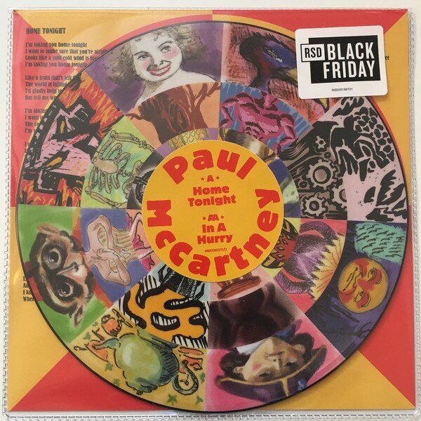 Paul McCartney – Home Tonight / In A Hurry (Vinyl, 7", 45 RPM, Record Store Day, Single, Limited Edition, Picture Disc, 2019)