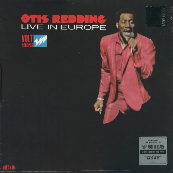 Otis Redding – Otis Redding Live In Europe (Vinyl, LP, Album, Record Store Day, Limited Edition, Reissue, Mono, Red, 2017)