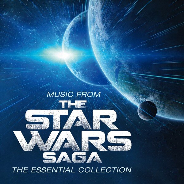 John Williams – Music From The Star Wars Saga (The Essential Collection) (Vinyl, 2xLP, Compilation, Limited Edition, Numbered, Yellow [Flaming], 2020)