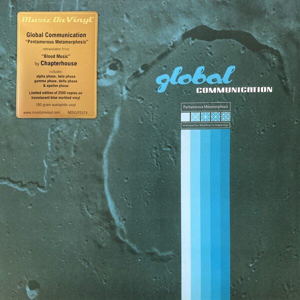 Global Communication Retranslated From 'Blood Music' By Chapterhouse – Pentamerous Metamorphosis (Vinyl, 2xLP, Album, Limited Edition, Numbered, Repress, Blue Marbled Translucent, 2020)